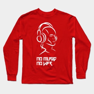 No Music No Life Long Sleeve T-Shirt